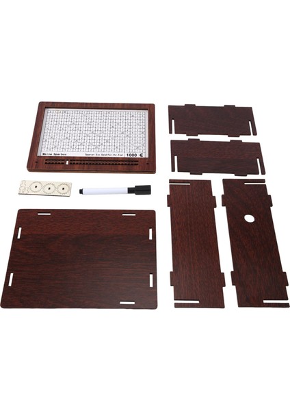 Ahşap Kumbara, Retro Kumbara Saklama Kutusu, Işaretli Kumbara, Kumbara, Yeniden Kullanılabilir Kumbara, €10000 (Yurt Dışından)