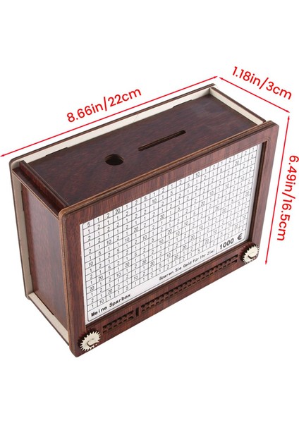 Ahşap Kumbara, Retro Kumbara Saklama Kutusu, Işaretli Kumbara, Kumbara, Yeniden Kullanılabilir Kumbara, €10000 (Yurt Dışından) fırsatları