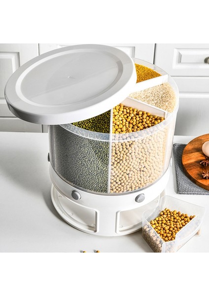 Döner Ayırma Tahıl Saklama Kutusu, Ev Mutfak Mühürlü Tank (Yurt Dışından) fiyatları