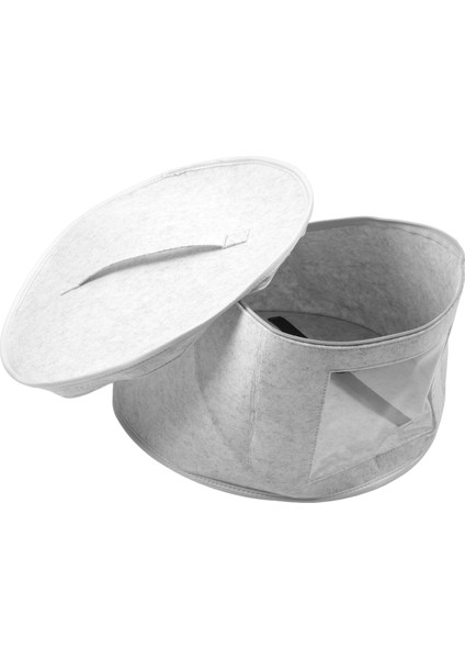 Şapka Kutusu Organizatör Yuvarlak Avel Şapka Kutuları Katlanabilir Şapka Saklama Çantası A (Yurt Dışından) fırsatları