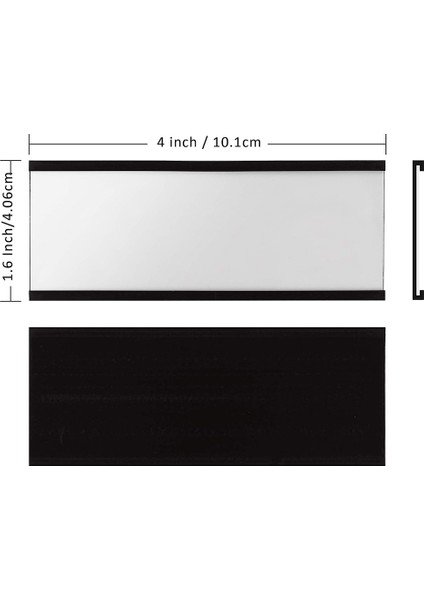 Manyetik Etiket Tutucu 4x1.57 Inç 20 Paket C Kanal Beyaz Kağıt Kartları Koruyucu Film Güçlü Mıknatıs Karışıklık Ücretsiz Çıkarılabilir (Yurt Dışından) modelleri