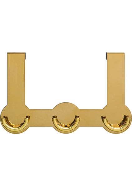 Arka Kapı Kancaları Paslanmaz Çelik Yatak Odası Dayanıklı Dolap Mutfak Ev Otel Ceket Şapka Çalışma Elbise Askısı (Altın) (Yurt Dışından)