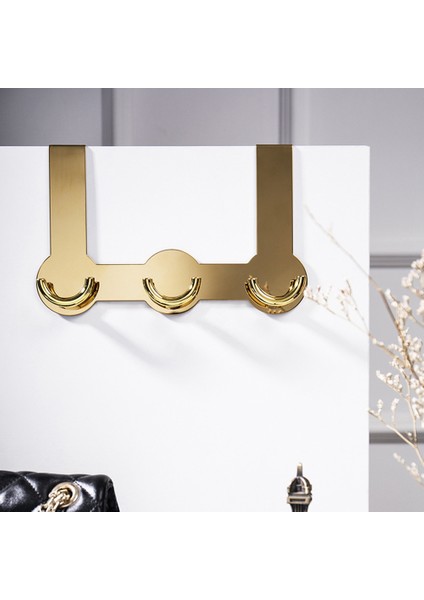 Arka Kapı Kancaları Paslanmaz Çelik Yatak Odası Dayanıklı Dolap Mutfak Ev Otel Ceket Şapka Çalışma Elbise Askısı (Altın) (Yurt Dışından) indirimleri