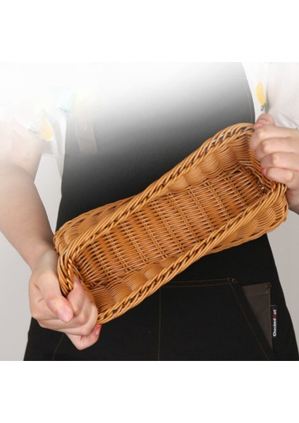 Masaüstü Çatal Bıçak Takımı Depolama Dokuma Sepet Restoran Drenaj Depolama, Kahverengi (Yurt Dışından) modelleri