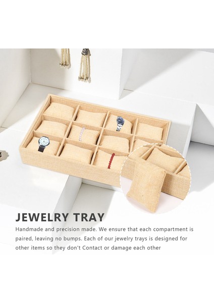 18 Örgü Takı Tepsisi Istiflenebilir Vitrin Saklama Kutusu (Yurt Dışından) modelleri