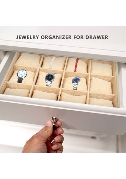 18 Örgü Takı Tepsisi Istiflenebilir Vitrin Saklama Kutusu (Yurt Dışından) fırsatları