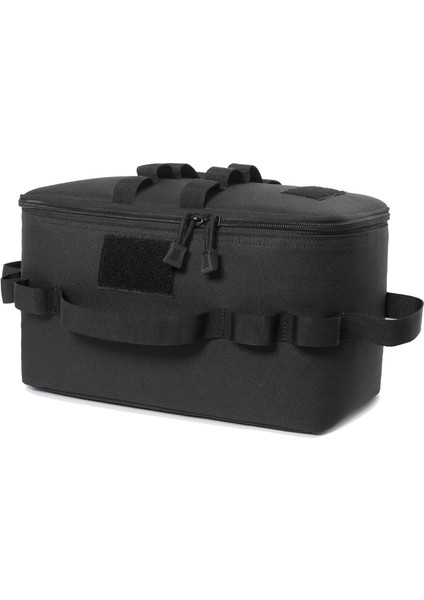 Açık Kamp Saklama Çantası Gaz Sobası Pot Taşıma Çantası Eşyaları Siyah (Yurt Dışından)