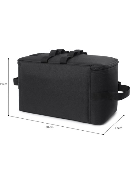Açık Kamp Saklama Çantası Gaz Sobası Pot Taşıma Çantası Eşyaları Siyah (Yurt Dışından) modelleri