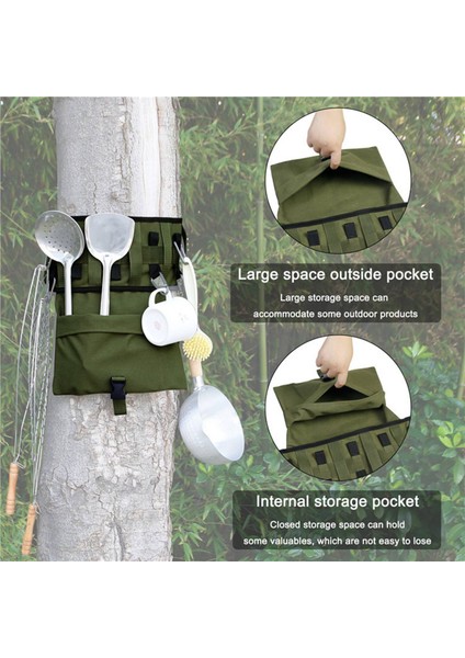 Açık Kamp Tencere Tutucu Asılı Katlanır Sofra Saklama Çantası (Yurt Dışından) fiyatları