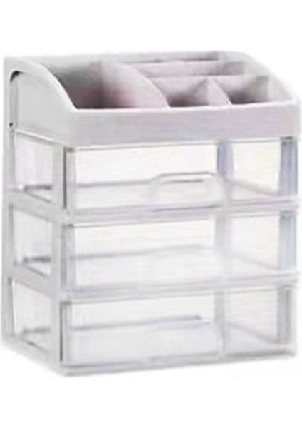 Kozmetik Masaüstü Saklama Kutusu Çok Katmanlı Çekmece Toz Geçirmez Depolama (Yurt Dışından) fiyatları