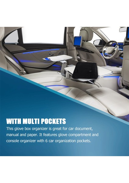 Kılavuzlar Eldiven Çantası Için Evrensel Torpido Gözü Organizatör Depolama Tutucu (Yurt Dışından) modelleri