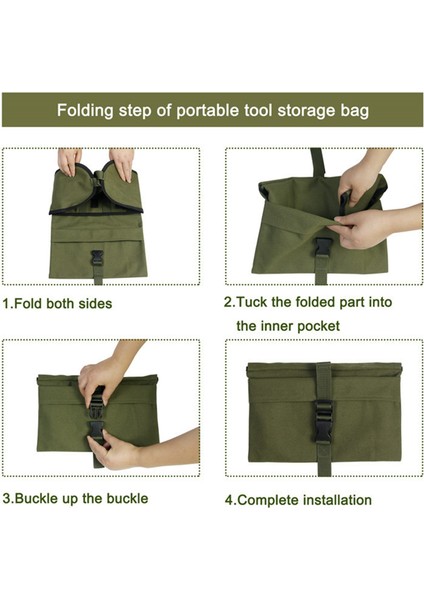 Açık Kamp Tencere Tutucu Asılı Katlanır Sofra Saklama Çantası (Yurt Dışından) fırsatları