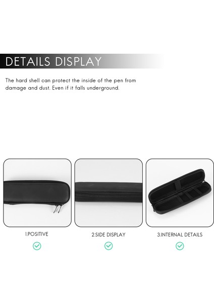 Siyah Eva Sert Kabuk Stylus Kalem Kalem Kutusu Tutucu Koruyucu (Yurt Dışından) indirimleri