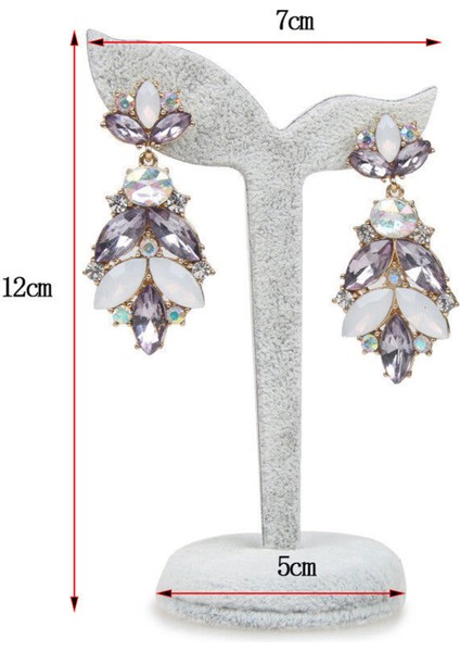 Kadife Küpe Teşhir Standı Sahne Saplama Küpe Tutucu Rafı (Siyah) (Yurt Dışından) fırsatları