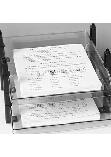 Üç Katmanlı Bilgi Dosyası ve Ofis Masası Depolama Saklama Kutusu A (Yurt Dışından) modelleri