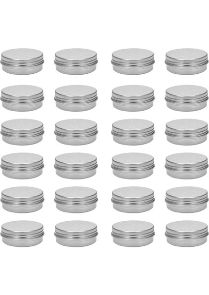 Kozmetik Için Vidalı Kapaklı 30ML Küçük Saklama Kapları (24'lü Paket) (Yurt Dışından)