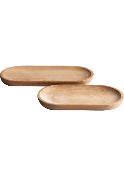 Bar Restoran Tabağı Oval Tabak Ev Dekorasyonu Ahşap Ay S (Yurt Dışından) indirimleri