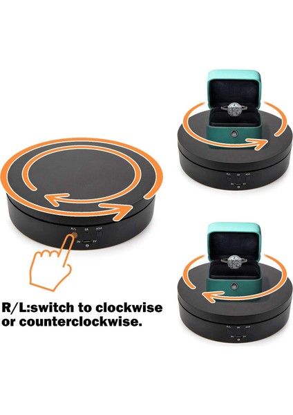 Siyah Pikap Ekran Standı, Takı Ekranı Için 360 Derece Döndürme (Yurt Dışından) modelleri