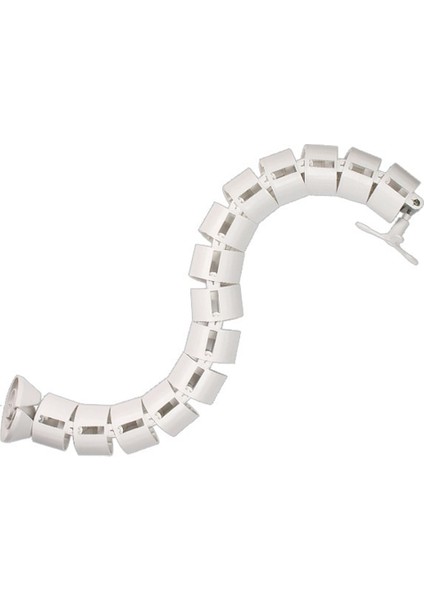 Kablo Düzenleme Seti, Yüksekliği Ayarlanabilir Masa Dört Girişli Yuvarlak Kablo Saklama Kutusu (Beyaz) (Yurt Dışından)