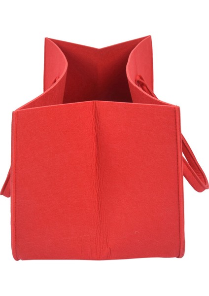 Çanta Keçesi, Saklama Çantası, Büyük Kapasiteli Alışveriş Çantası - Kırmızı (Yurt Dışından) fırsatları