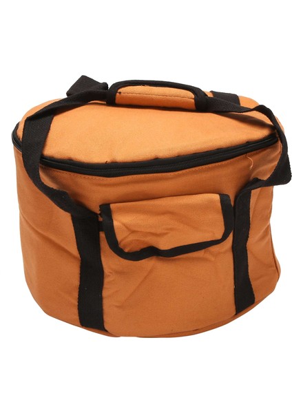 Su Geçirmez Piknik Sepeti Soğutucu Saklama Çantası Kamp Tencere Tote Kılıfı Büyük Yuvarlak Kanvas Termal Soğutucu Çanta (Yurt Dışından)