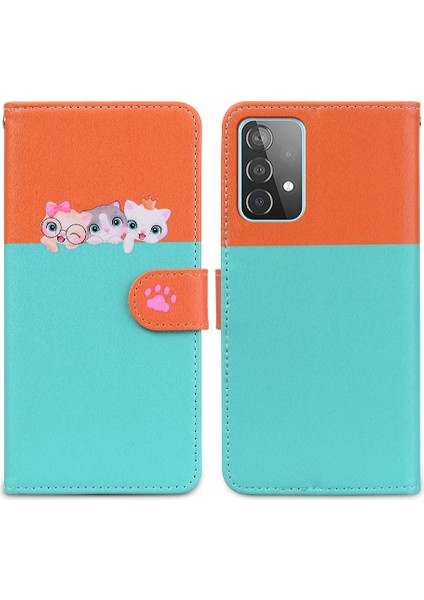Samsung Galaxy Case 5g Için Kılıf Cüzdan Kılıf Kapak Çevirin Darbeye (Yurt Dışından)