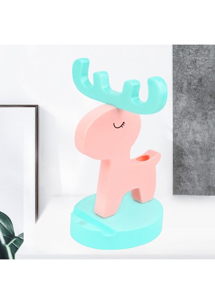 LED Basın Anahtarı Iskandinav Boynuzları Işıklar Pembe Geyik ve Beyaz Boynuz (Yurt Dışından) modelleri