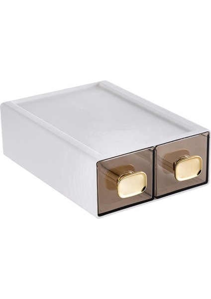 8016 Masaüstü Ins Çok Yığılmış Saklama Kutusu Yurt Masası Şeffaf Çekmece Öğrenci Kırtasiye Ofis Küçük El Kitabı (Yurt Dışından)