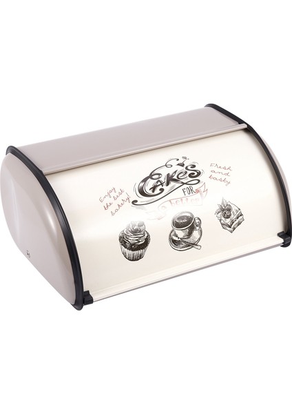 Vintage Ekmek Kutusu Depolama Toplaması Üst Açık Gri Ekmek Aperatif Kutuları (Yurt Dışından) fiyatları