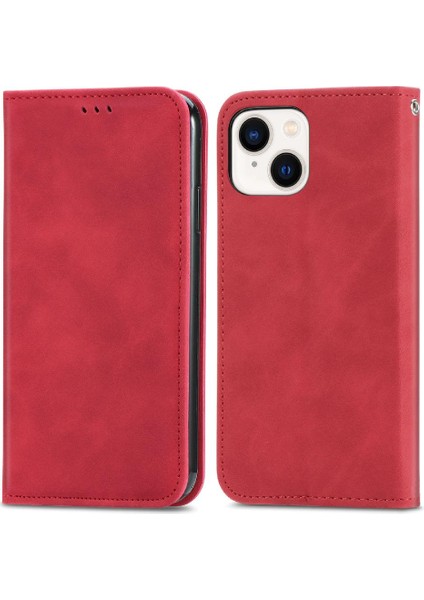 Iphone 14 Için Kılıf Artı Cüzdan Kapak Çevirin Basit Iş Darbeye Vaka (Yurt Dışından)