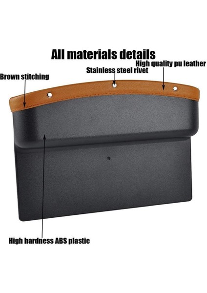 Poche Laterale Poches De Rangement Organisateur De Siege Bord Brun (Yurt Dışından) indirimleri