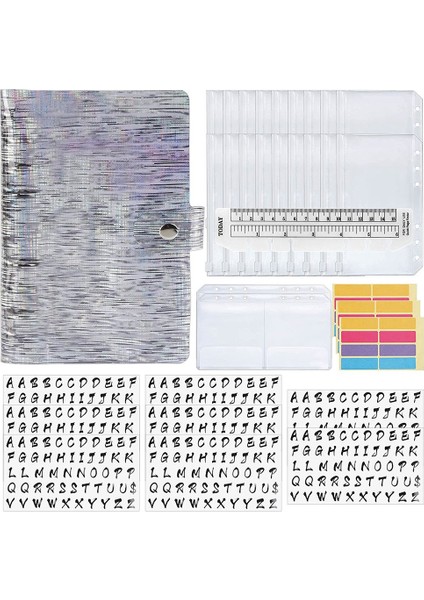 33 Parça Bütçe Saklama Binder Nakit Pvc Para Saklama Sistemi A (Yurt Dışından)