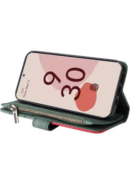 Kart Yuvası Standı Dokuz Kart Yuvaları Fermuar ile Google Piksel 7 Pro Için Kılıf (Yurt Dışından) indirimleri
