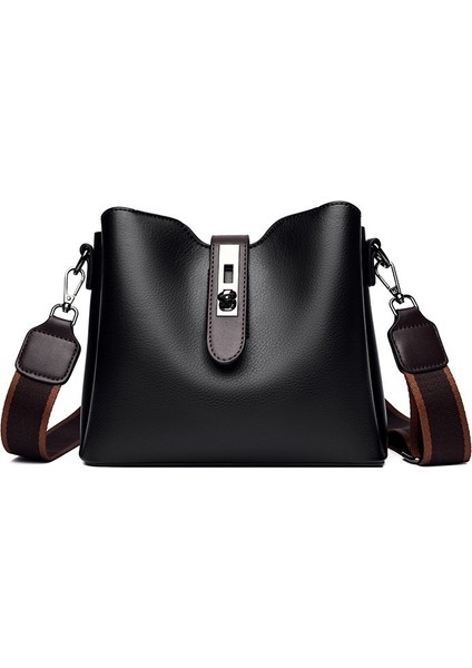 Kadınların Tek Omuz Crossbody Çantası Kova Çantası (Yurt Dışından)
