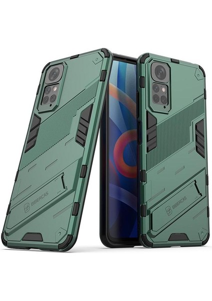 Xiaomi Redmi Not 11S Sağlam Askeri Kickstand Koruyucu Kapak (Yurt Dışından)
