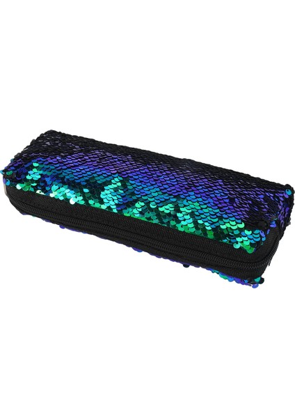 Çift Taraflı Payet Kalem Kutusu Kalem Kutusu Siyah Yeşil (Yurt Dışından) fırsatları