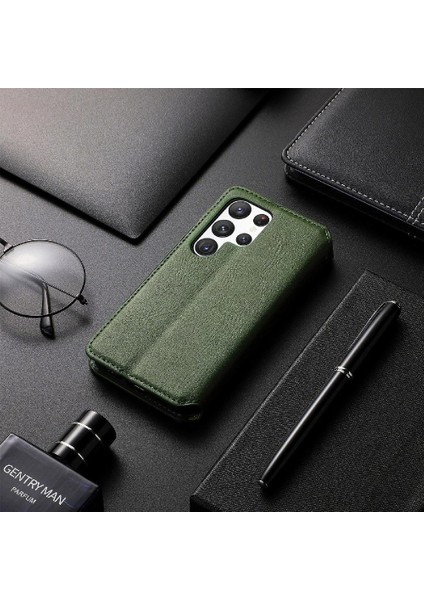 Samsung Galaxy S23 Ultra Cüzdan Fonksiyonu Için Kılıf Moda Tasarım Flip (Yurt Dışından)
