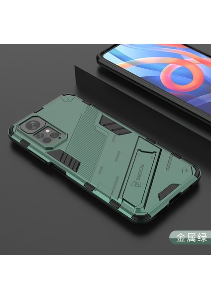 Xiaomi Redmi Not 11S Sağlam Askeri Kickstand Koruyucu Kapak (Yurt Dışından)