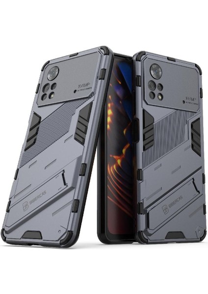 Xiaomi Poco X4 Pro 5g Koruyucu Kapak Için Kickstand Sağlam Askeri (Yurt Dışından)