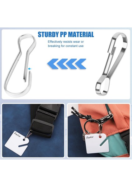 100 Adet Anahtar Etiketleri, Beyaz Anahtar Etiketleri Boş Kare Anahtar Etiketleri (Yurt Dışından) indirimleri