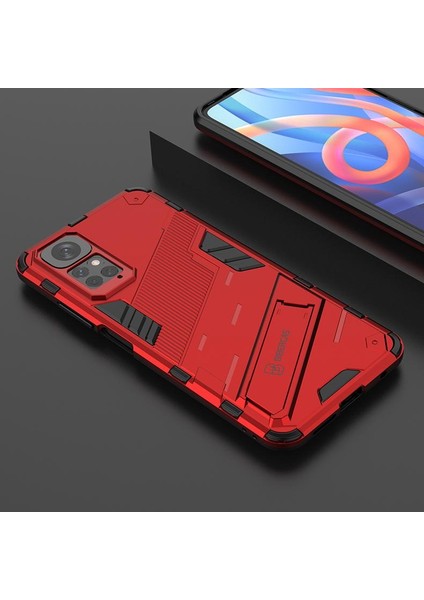 Xiaomi Redmi Not 11S Sağlam Askeri Kickstand Koruyucu Kapak (Yurt Dışından)