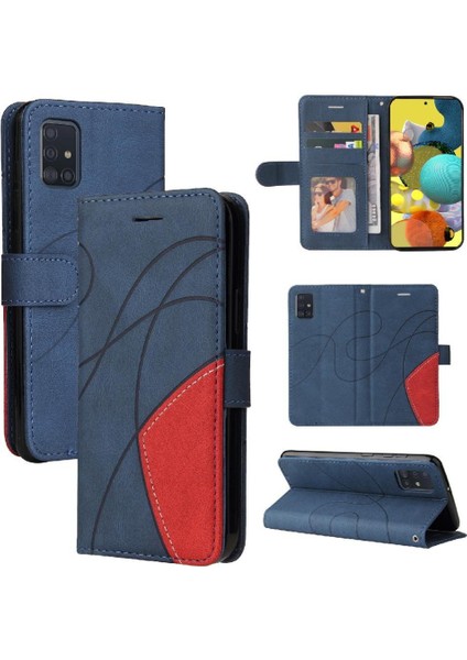 Samsung Galaxy A51 4g Pu Deri Flip Folio Kılıf Kart Yuvası ile (Yurt Dışından)