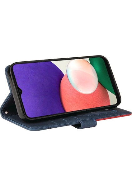 Samsung Galaxy A22 5g Iki Renkli Dikiş Pu Deri Flip Folio (Yurt Dışından) indirimleri