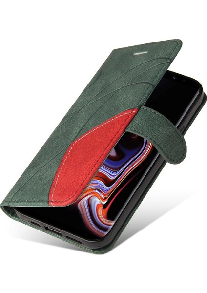 Samsung Galaxy Not 9 Iki Renkli Dikiş Kickstand Koruyucu Kılıf (Yurt Dışından)