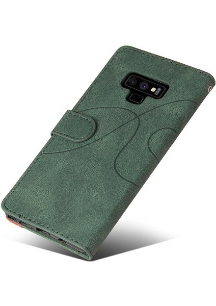 Samsung Galaxy Not 9 Iki Renkli Dikiş Kickstand Koruyucu Kılıf (Yurt Dışından)