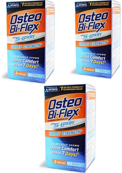 Osteo Bı-Flex Advanced Trıple Strength 80 Tablet 3 Adet