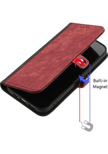 Xiaomi Redmi Not Için Kılıf 13 Pro Artı Kart Yuvası Standı ile Kickstand Pu (Yurt Dışından)