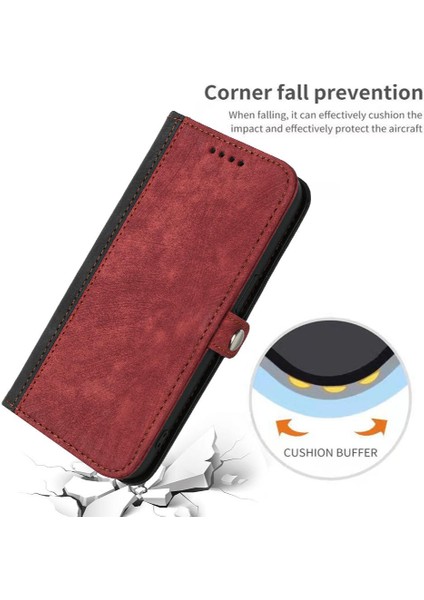 Xiaomi Redmi Not Için Kılıf 13 Pro Artı Kart Yuvası Standı ile Kickstand Pu (Yurt Dışından)