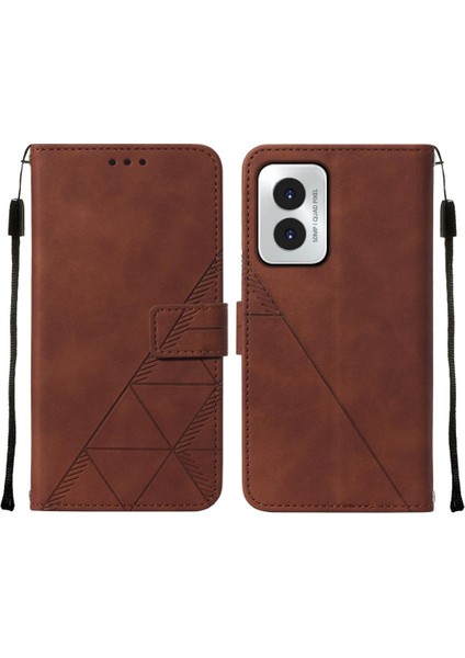 Motorola Moto G Oynamak Için Kılıf 4g 2024 Cüzdan Kapak Flip Folio Kitap Pu Kart (Yurt Dışından)