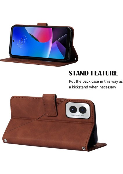 Motorola Moto G Oynamak Için Kılıf 4g 2024 Cüzdan Kapak Flip Folio Kitap Pu Kart (Yurt Dışından) indirimleri